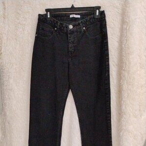 Lee Riders Women's Straight Leg Black Jeans Size 8P EUC